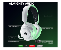STEELSERIES Arctis Nova 7X white 61567 - 1185193 - zdjęcie 7